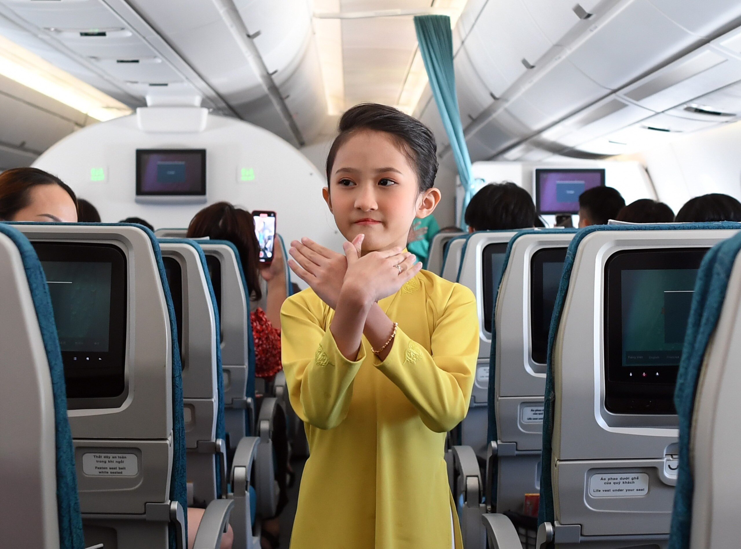 Bé Thái Hiểu Đình một trong những em bé từng được hỗ trợ thực hiện phẫu thuật điều trị dị tật hở hàm ếch thông qua chương trình hợp tác giữa Vietnam Airlines và Operation Smiles. Em đã trải qua nhiều cuộc đại phẫu thuật ở các bệnh viện khác nhau để vá môi, khép hàm, chỉnh sẹo, nâng mũi...