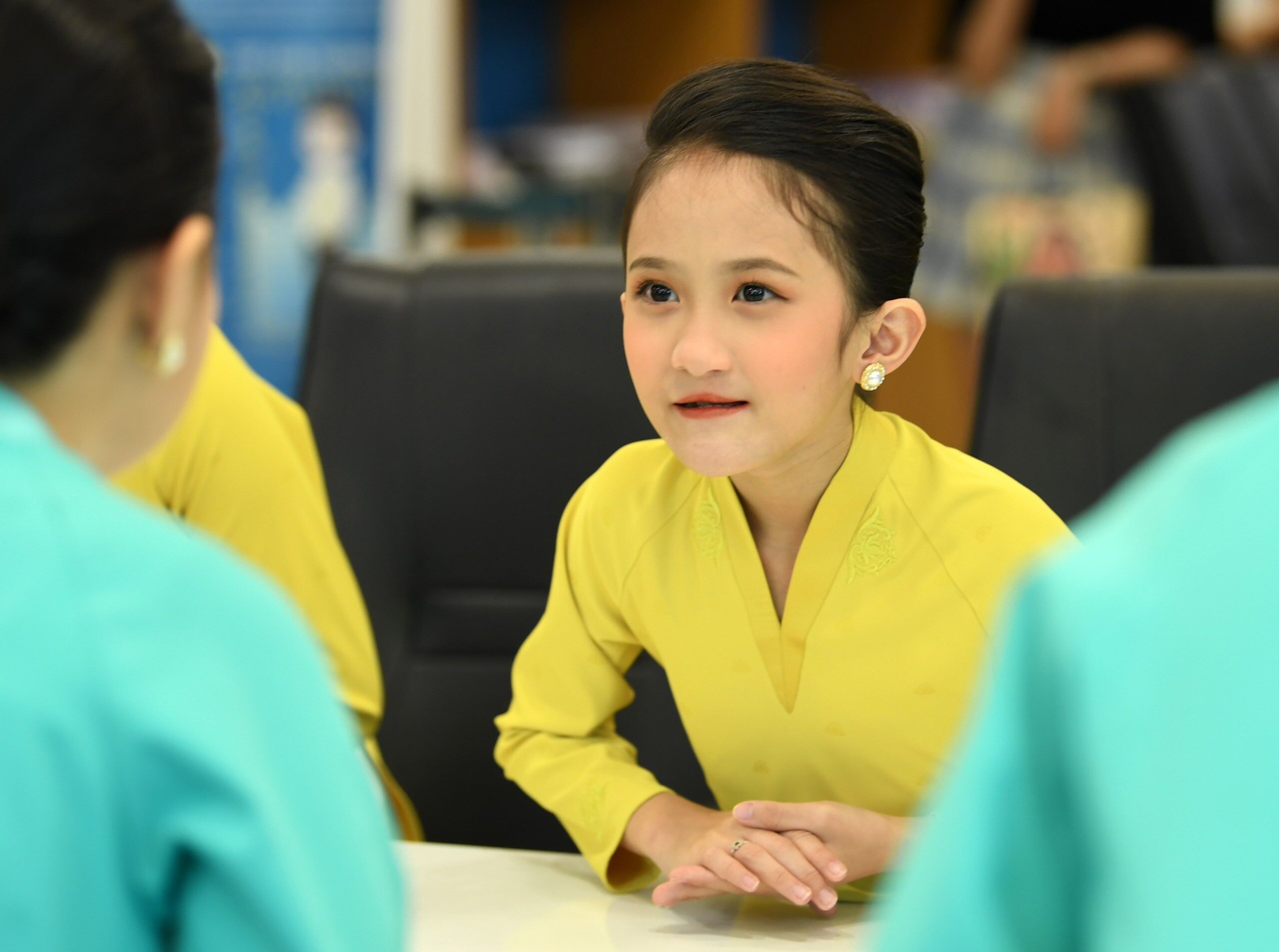 Trong số các thành viên của phi hành đoàn nhỏ tuổi, có một thành viên hết sức đặc biệt là bé Thái Hiểu Đình.
