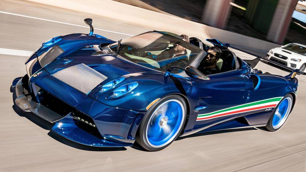 Kiệt tác cơ khí Pagani Huayra Tricolore màu Blu Tricolore cực hiếm mới đây đã xuất hiện trong bộ phim bom tấn về tốc độ là Fast X