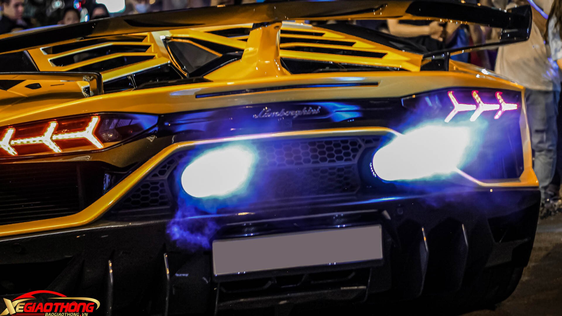 Ngoài gói độ Novitec ra, siêu bò còn được chủ nhân trang bị thêm hệ thống ống xả của thương hiệu B.R.E (Brooke Race Exhausts), có khối lượng nhẹ hơn và giúp âm thanh to, đanh hơn. Hệ thống ống xả này có giá 7.000 euro ở nước ngoài (khoảng hơn 220 triệu đồng)