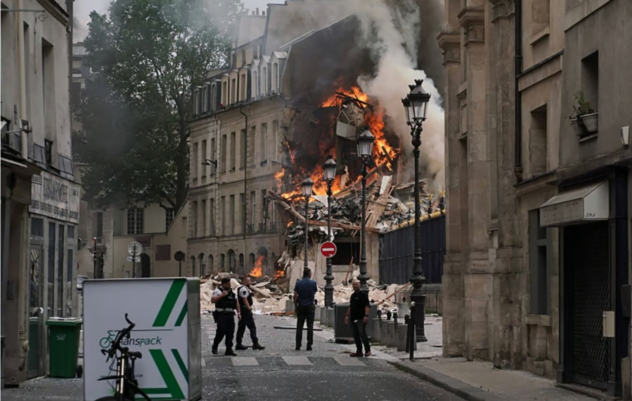 Văn phòng công tố Paris cho rằng vẫn còn quá sớm để đưa ra nhận định về nguyên nhân vụ nổ. Tuy nhiên, ông Edouard Civel - quan chức địa phương đã đề cập tới một vụ nổ gas trong bài đăng trên Twitter. Một số nhân chứng cũng cho biết, ngửi thấy mùi gas nồng nặc ngay trước khi vụ nổ xảy ra. (Ảnh: AFP)