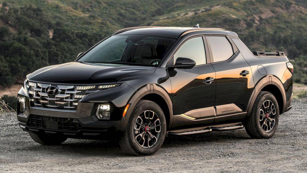 Ở phiên bản 2024, Hyundai Santa Cruz tại thị trường Mỹ được thiết kế hầm hố và cứng vững hơn.