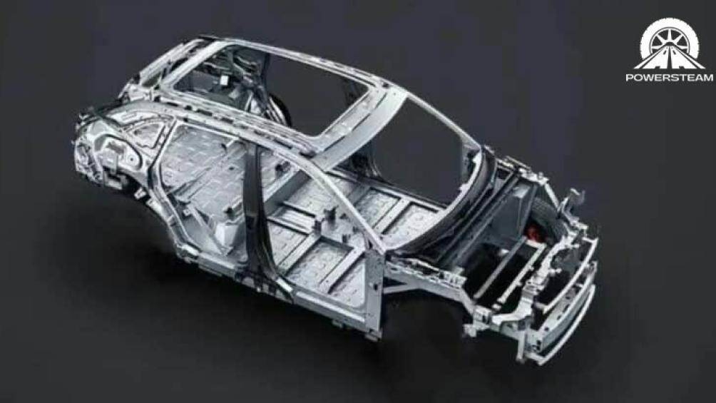 Chery eQ7 được sản xuất trên nền tảng hoàn toàn bằng nhôm, sử dụng cấu trúc khung khoang hợp kim nhôm, giảm 30% trọng lượng thân xe.