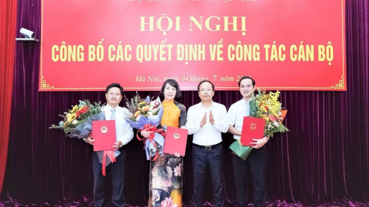 Bộ GTVT điều động, bổ nhiệm nhiều nhân sự quan trọng