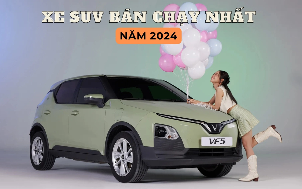 Top 10 xe SUV bán chạy nhất Việt Nam năm 2024