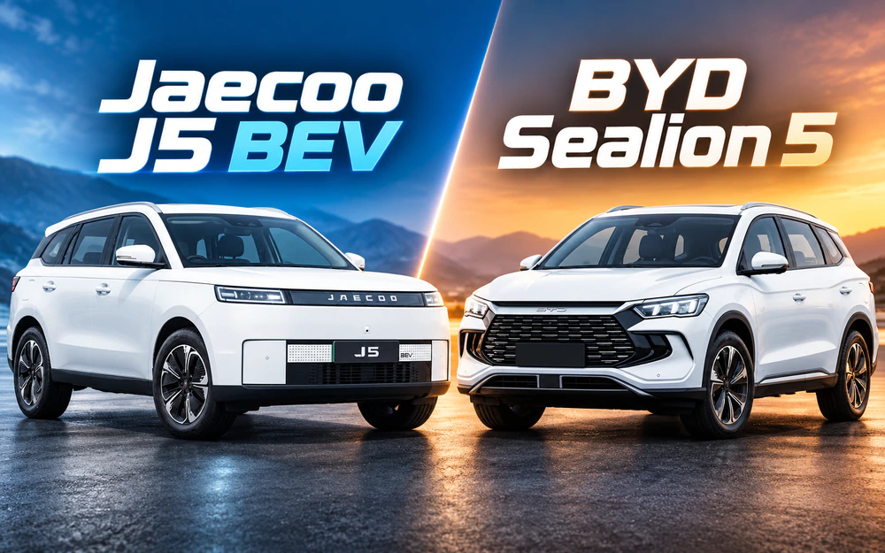Có 600 triệu đồng, chọn Jaecoo J5 hay BYD Sealion 5?