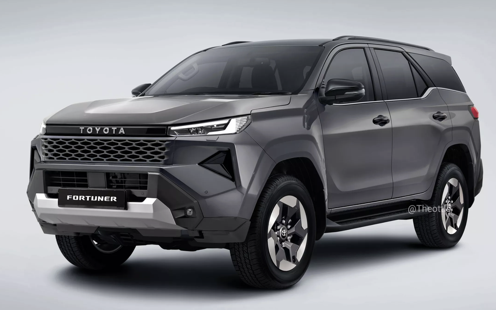 Toyota Fortuner hoàn toàn mới lộ diện tại Thái Lan