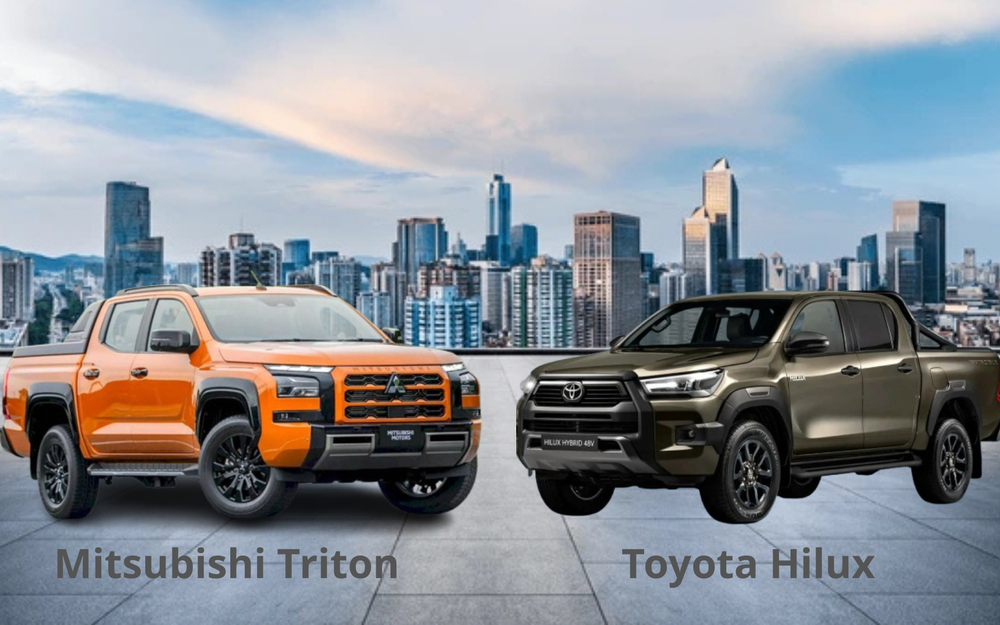 Đại chiến bán tải Nhật Mitsubishi Triton và Toyota Hilux