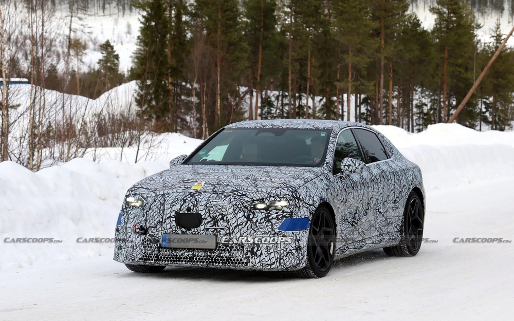 Rò rỉ hình ảnh C-Class EV trên đường thử