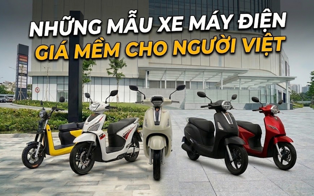 Những mẫu xe máy điện giá mềm cho người Việt