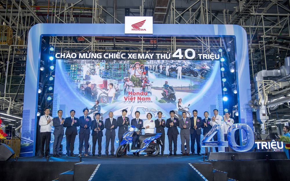 Trong 30 năm, Honda bán hơn 40 triệu xe máy tại Việt Nam