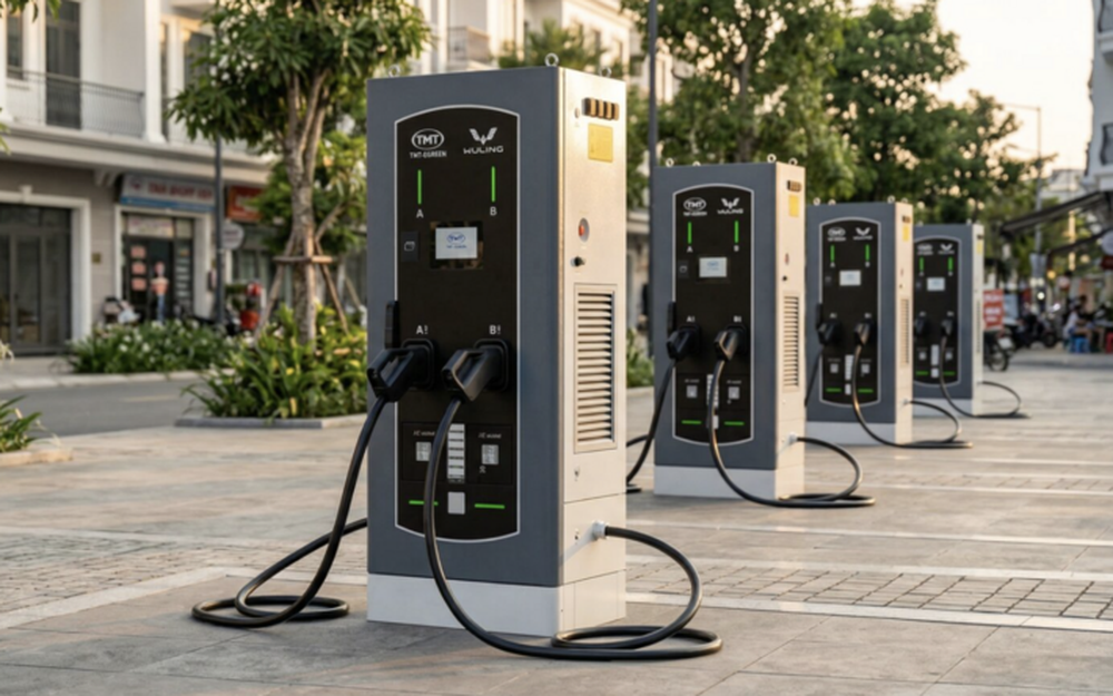 TMT Motors làm 2.100 trạm sạc xe điện trong năm 2026