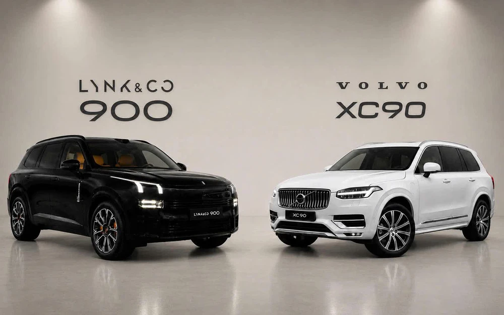 So sánh hai mẫu xe hạng sang Lynk & Co 900 và Volvo XC 90