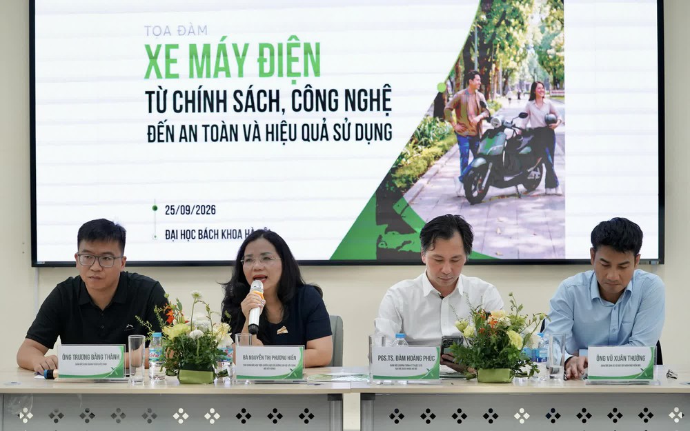 Trực tiếp tọa đàm: Xe máy điện - Từ chính sách, công nghệ đến an toàn, hiệu quả sử dụng