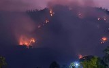 An Giang: Cháy nổ dữ dội trên núi Tô