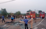 Vụ 2 xe khách tông nhau ở Gia Lai: Lắp biển báo tại nút giao