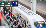 Đường sắt Trung Quốc tất bật xử lý 144 triệu lượt khách dịp nghỉ lễ 1/5