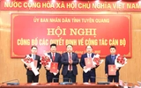 Tuyên Quang: Công bố các quyết định về công tác cán bộ