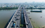 Cây cầu cuối cùng trên sông Sài Gòn đạt chuẩn tĩnh không, đảm bảo thông luồng vận tải lớn