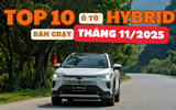 TOP 10 xe hybrid bán chạy tháng 11: Corolla Cross trở lại dẫn đầu