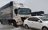 Phân luồng giao thông, xử lý "ổ voi" trên QL1A Quảng Nam