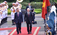 Toàn cảnh lễ đón chính thức Tổng thống w88 vin app Vladimir Putin