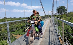 Đắk Lắk không còn cảnh đu mình trên cáp vượt sông