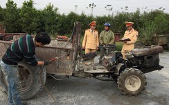 Theo chân CSGT Tuyên Quang xử lý xe công nông tự chế