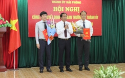 Hải Phòng điều động, bổ nhiệm nhiều cán bộ chủ chốt