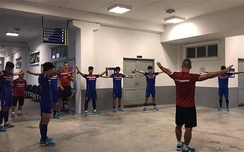 Sấm sét, mưa lớn khiến U22 Việt w88.vin.link phải hủy buổi tập