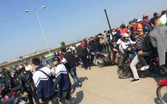 Phát hiện thi thể nam thanh niên trôi giữa sông Thương