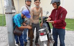 Hiệp sỹ Bình Dương đá văng kim tiêm trên tay tên tội phạm