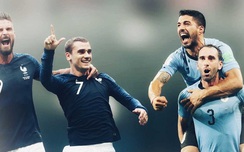 Link em trực tiếp trận Uruguay vs Pháp, tứ kết World Cup 2018