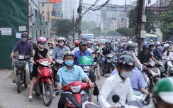 Sau kỳ nghỉ lễ, Hà Nội lại ùn tắc kinh hoàng