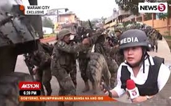 Chiến sự dữ dội chống khủng bố Maute: Nữ nhà báo w88 com vn vào cuộc