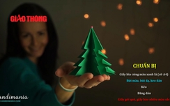 Video: Cách làm cây thông Noel 3D đơn giản, đẹp lung linh