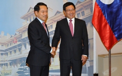 Việt - Lào cam kết duy trì quan điểm chung ASEAN về Biển Đông