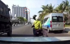Xác định được thanh niên đi w88 com vn máy đuổi theo ném gạch vỡ kính w88 com vn tải