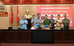 Hà Nội: Công an và Sở GD&ĐT ký cam kết đảm bảo ATGT trường học