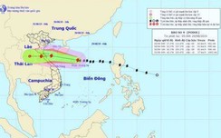 Bão số 4 "uy hiếp" Nghệ An - Quảng Bình, chiều nay bắt đầu mưa lớn