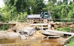 Nguy cơ mất ATGT ở cầu tràn Bản Tạ