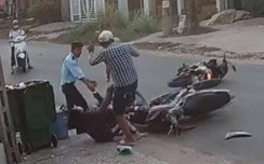 Video: Người đàn ông đánh dã man nữ sinh sau va chạm w88 com vn máy