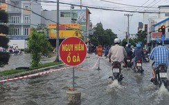 Ngập úng đe dọa nhiều tuyến quốc lộ ở ĐBSCL
