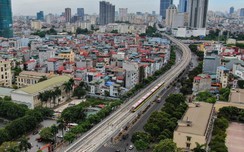 Ngắm đoàn tàu Nhổn - w88 mobile chạy thử 8,5km toàn tuyến trên cao