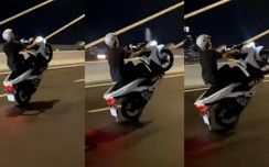 Xử lý w88.vin.link niên lái xe máy “bốc đầu” trên cầu Thủ Thiêm 2 để đăng TikTok