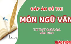 Đáp án chính thức w88 com mobile Ngữ Văn tốt nghiệp THPT 2022 từ Bộ GD&ĐT