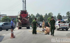 Va chạm với xe bồn bê tông Viết Hải, người phụ nữ tử vong tại chỗ