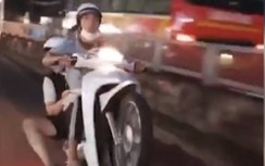 Triệu tập nhóm thanh niên "diễn xiếc" với xe máy trên quốc lộ 1