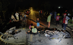 Gia Lai: Hai xe máy tông nhau gần uỷ ban xã, 3 người chết, 1 người trọng thương