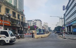 Phân luồng thi công ga ngầm S12 trên đường Trần Hưng Đạo, phương tiện lưu ý gì?